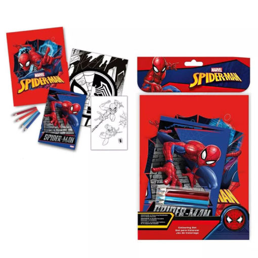 Picture of Spiderman Coloring Set